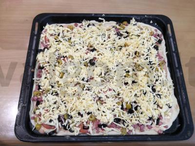 Naminė pica su alyvuogėmis Žingsnis 4