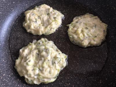 Gražūs cukinijų paplotėliai. Žingsnis 3