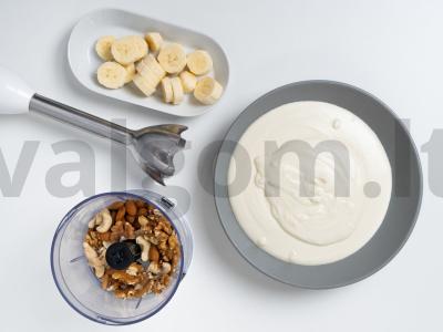Nekeptas varškės desertas Žingsnis 1