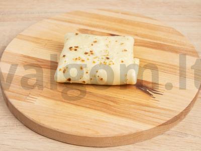 Kiaušiniais ir majonezu įdaryti blyneliai Žingsnis 4