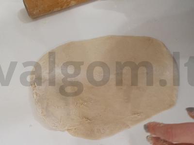 Vareniki su raugintais kopūstais Žingsnis 1