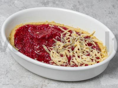 Smėlio tešlos pyragas su spanguolėmis Žingsnis 2