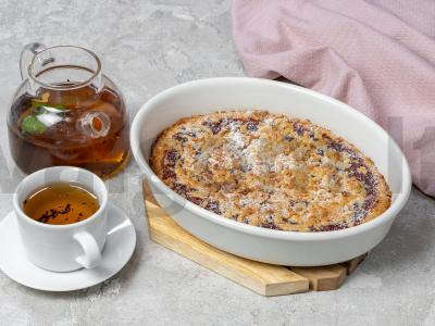 Smėlio tešlos pyragas su spanguolėmis pagrindine nuotrauka