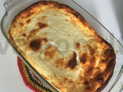 Labai erdvus varškės apkepas pagrindine nuotrauka