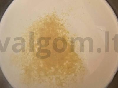 Krabų terina su kukurūzais Žingsnis 1