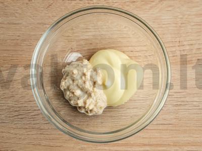 Sovietinės žuvies salotos Žingsnis 2