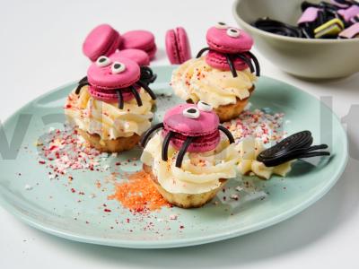 Vaikų krabų paplūdimyje makaronų pyragėliai Žingsnis 4
