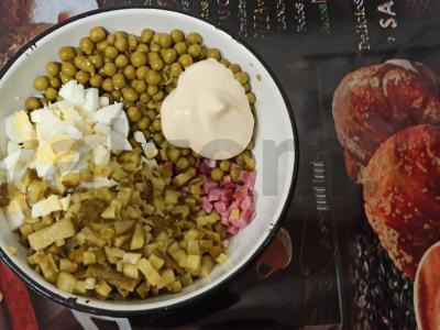 Žiemos džiaugsmo salotos Žingsnis 6