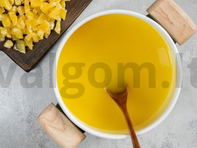 Vaisių grietinė Žingsnis 1
