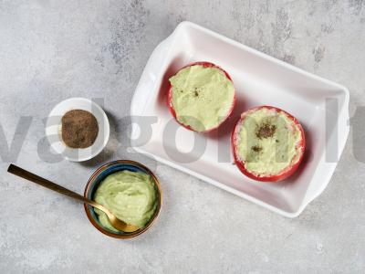 Įdaryti avokadų pomidorai Žingsnis 2