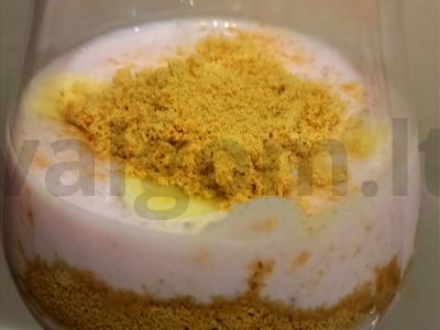 Lengvas desertas su bananais pagrindine nuotrauka