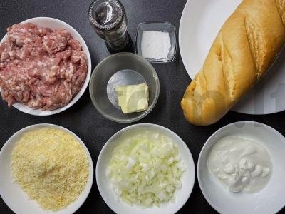 Įdaryta bagetė Žingsnis 1