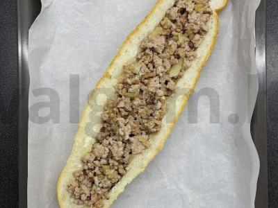 Įdaryta bagetė Žingsnis 3