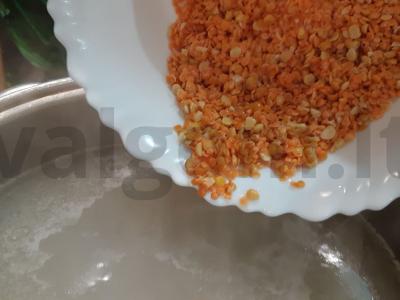 Skani lęšių ir žirnių sriuba. Žingsnis 5