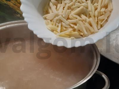 Skani lęšių ir žirnių sriuba. Žingsnis 6