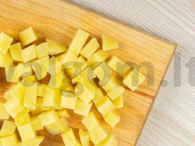 Salotos su ešeriais ir bulvėmis Žingsnis 2