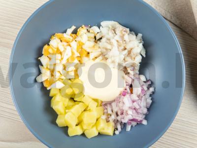 Salotos su ešeriais ir bulvėmis Žingsnis 4