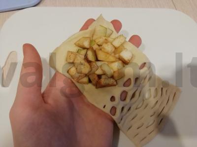 Greiti obuolių ir cinamono pyragėliai Žingsnis 4