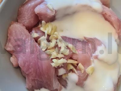 Kalakutienos grynuoliai Žingsnis 2