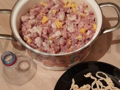 Naminės dešrelės su sūriu Žingsnis 2