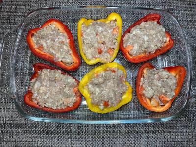 Įdarytos paprikos orkaitėje Žingsnis 2