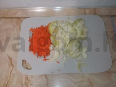 Rausva lašiša po kailiniais Žingsnis 1