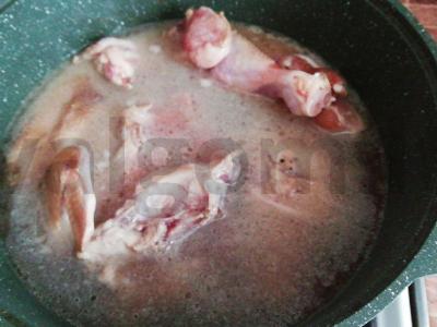 Troškinta vištiena sojų ir grietinės padaže Žingsnis 2