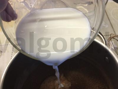 Šokoladinis bulvių pyragas. Žingsnis 2