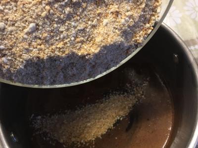 Šokoladinis bulvių pyragas. Žingsnis 4