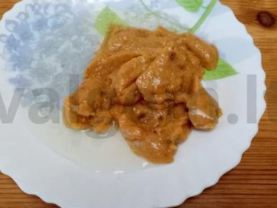 Mini desertas "Persimonas su razinomis" Žingsnis 5