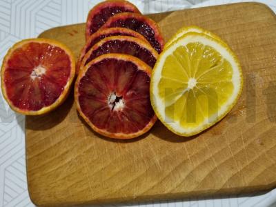 Craft arbata Sicilijos apelsinų arbata Uzbekijos citrinų arbata Žingsnis 2