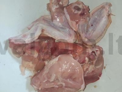 Vištiena grietinėje Žingsnis 1