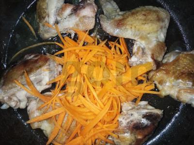 Vištiena grietinėje Žingsnis 4