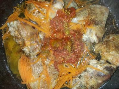 Vištiena grietinėje Žingsnis 6