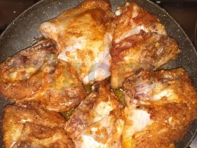 Vištienos šlaunelės česnakiniame padaže Žingsnis 4