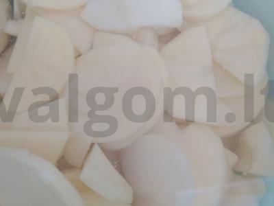 Bulvės po kailiu Žingsnis 1