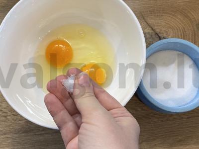 Sūrio omletas su grybais Žingsnis 3