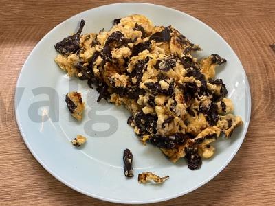 Sūrio omletas su grybais pagrindine nuotrauka