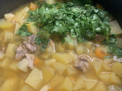 Kiaulienos ir daržovių kepsnys daugiafunkcinėje keptuvėje Žingsnis 6