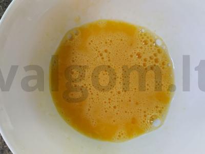 Avižiniai sausainiai su sultenėmis ir migdolais Žingsnis 1