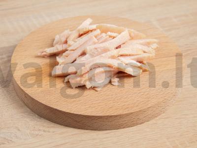 Soba su rūkyta vištiena ir baklažanais Žingsnis 1