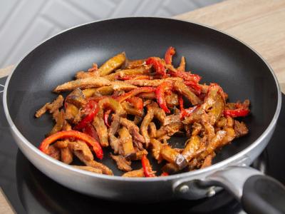 Soba su rūkyta vištiena ir baklažanais Žingsnis 3