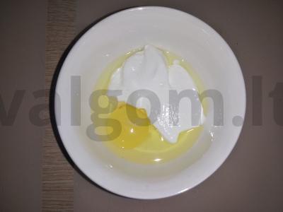 Tingūs pusryčiai khachapuri Žingsnis 1