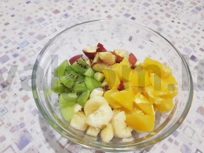 Vaisių desertas Žingsnis 4