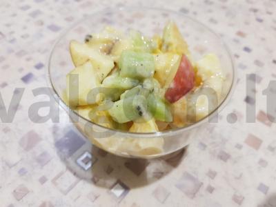 Vaisių desertas Žingsnis 8