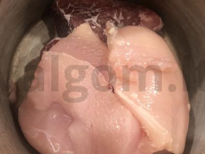 Olivier su jautiena Žingsnis 1