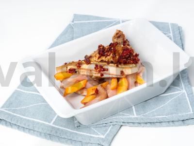 Kiauliena, kepta folijoje su spanguolėmis Žingsnis 3