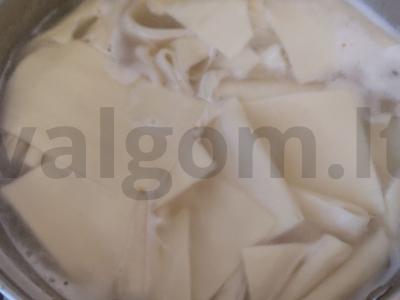 Bešbarmakas su mėsa ir bulvėmis Žingsnis 5