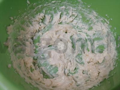 Vienos vafliai su kakava Žingsnis 1