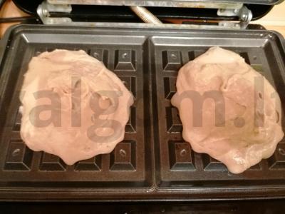 Vienos vafliai su kakava Žingsnis 5